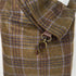 Ludford Tweed Slouch Bag - Khaki/Purple Plaid