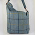 Julian Road Bags Ludford Tweed Slouch Bag - Blue Windowpane