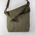 Julian Road Bags Ludford Tweed Slouch Bag - Green windowpane herringbone