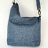 Julian Road Bags Ludford Tweed Slouch Bag - Pale blue tweed