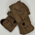 Julian Road Gloves Fingerless Gloves - Camel Herringbone Tweed