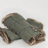 Julian Road Gloves Wrist Warmers - Green/navy windowpane