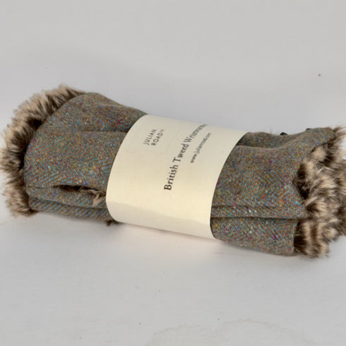Julian Road Gloves Wrist Warmers - Tweed mix