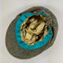 Julian Road Hat Tweed Baker Boy Cap - Green herringbone mix