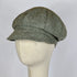 Julian Road Hat Tweed Baker Boy Cap - Green weave