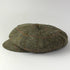 Julian Road Hat Tweed Baker Boy Cap - Green windowpane herringbone