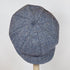 Julian Road Hat Tweed Baker Boy Cap - Sky Blue weave