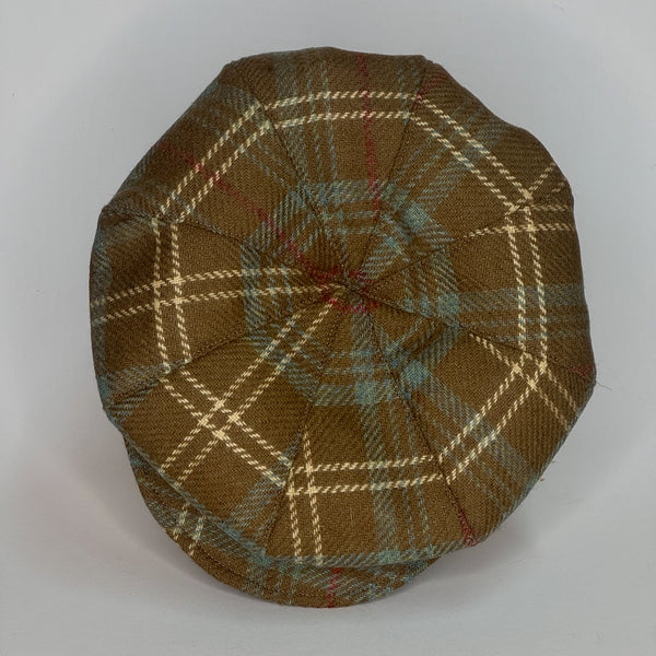 Julian Road Hat Tweed Baker Boy Cap - Tartan
