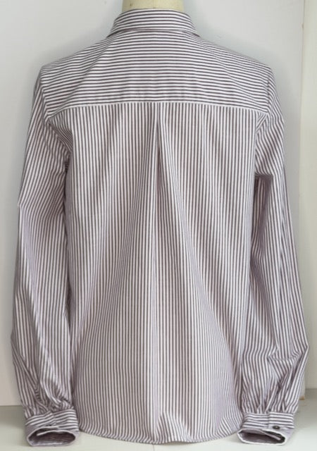 Julian Road Laura Stripe Shirt - Plum
