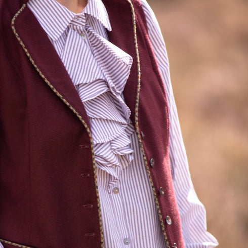 Julian Road Laura Stripe Shirt - Plum