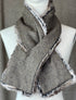 Julian Road Scarves Tweed Scarf - Country Brown Herringbone Shetland