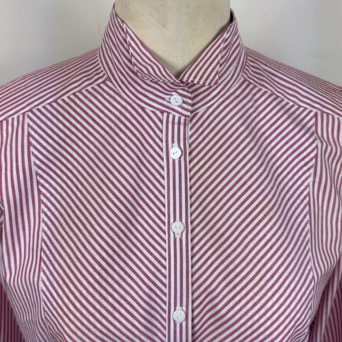 Julian Road Shirt Magenta Stripe Cotton Tux Shirt