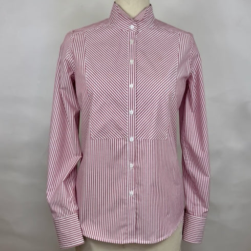 Julian Road Shirt Magenta Stripe Cotton Tux Shirt
