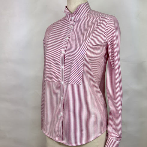 Julian Road Shirt Magenta Stripe Cotton Tux Shirt