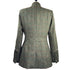 Julian Road Tweed Jackets Isla Nehru Style Tweed Jacket - Green windowpane herringbone