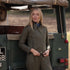 Julian Road Tweed Jackets Tweed Biker Jacket - Khaki herringbone
