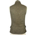 Julian Road Waistcoat India Ladies Tweed Waistcoat -Olive Green Herringbone