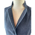 Julian Road Waistcoat Regency Ladies Tweed Waistcoat -Blue Merino Herringbone