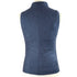 Julian Road Waistcoat Regency Ladies Tweed Waistcoat -Blue Merino Herringbone