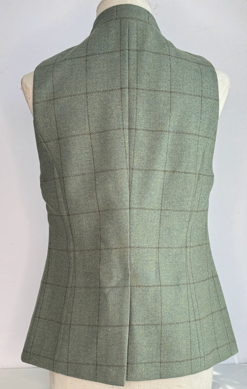Julian Road Waistcoat Workshop waistcoat - peridot windowpane