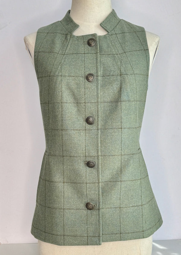 Julian Road Waistcoat Workshop waistcoat - peridot windowpane